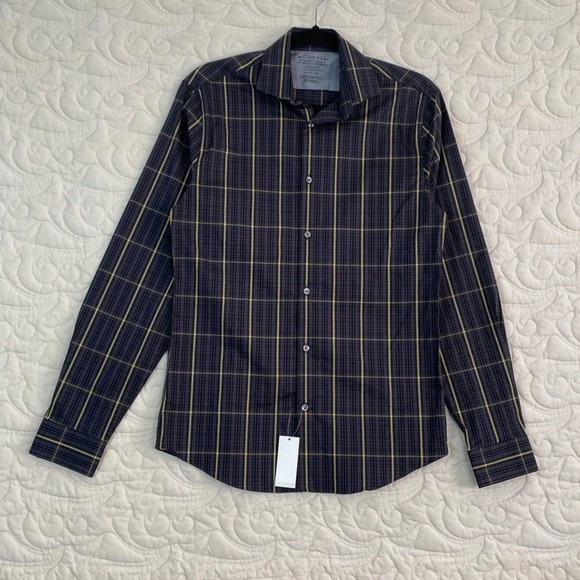 Calvin Klein Other - NEW Calvin Klein Extreme Slim Fit Plaid Shirt Mens 14.5 Temperature Regulation